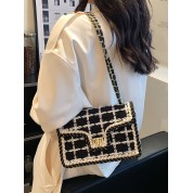 Black And White Crossbody Shoulder Bag