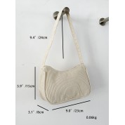 Plain Tote Bag With Zipper