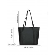 Black Leather Shoulder Bag Handbags