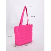 Baby Pink Quilted Shoulder Bag