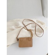 Leather Crossbody Flap Front Bag