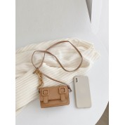 Leather Crossbody Flap Front Bag