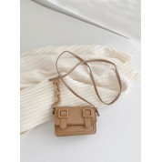 Leather Crossbody Flap Front Bag