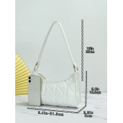 White Cross Body Shoulder Bag