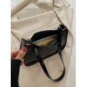 Hobo Embossed Leather Crossbody Bag