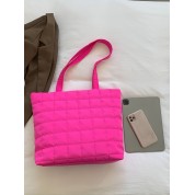 Baby Pink Quilted Shoulder Bag