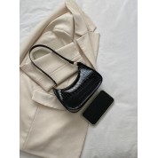 Hobo Embossed Leather Crossbody Bag