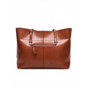 Genuine Leather Tote Bag Design