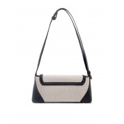 Black And White Shoulder Tote Bag