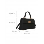 Front Flap Top Handle Crossbody Bag