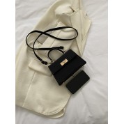 Front Flap Top Handle Crossbody Bag