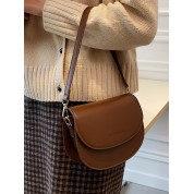 Brown Crossbody Saddle Bag Purse