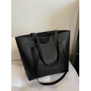 Black Leather Shoulder Bag Handbags