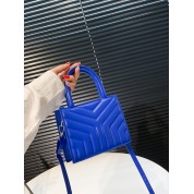 Crossbody Bag With Striped Strap