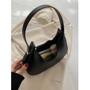 Small Black Hobo Shoulder Bag