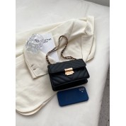 Black Chain Flap Crossbody Bag