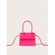 Mini Pink Leather Crossbody Bag