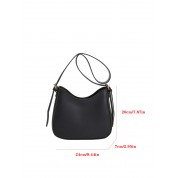 Small Black Hobo Crossbody Bag