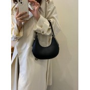 Small Black Hobo Shoulder Bag