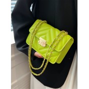 Faux Patent Leather Mini Crossbody Bag