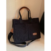 Small Black Shoulder Tote Bag