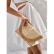 Crochet Straw Beach Bag Pattern