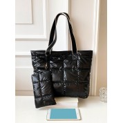 Large Quilted Leather Tote Bag