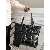 Large Quilted Leather Tote Bag