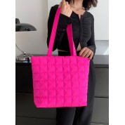 Baby Pink Quilted Shoulder Bag