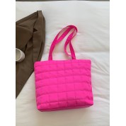 Baby Pink Quilted Shoulder Bag