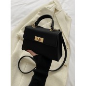 Front Flap Top Handle Crossbody Bag