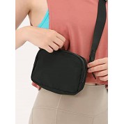 Travel Small Black Crossbody Bag