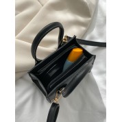 Mini Black Bag With Handle