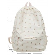 High School Leather Backpack For Girls