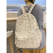 High School Leather Backpack For Girls