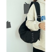 Black Large Hobo Crossbody Bag