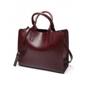 Ladies Brown Leather Tote Bag