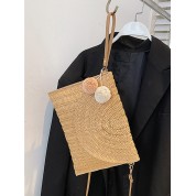 Coach Paper Straw Crossbody Bag