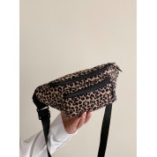 Ladies Leopard Print Cross Body Bag