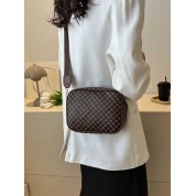 Fold Over Crossbody Leather Bag