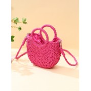 Hot Pink Crossbody Shoulder Bag