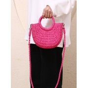 Hot Pink Crossbody Shoulder Bag