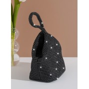 Black Evening Bag With Handle