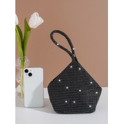 Black Evening Bag With Handle