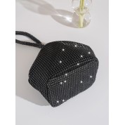 Black Evening Bag With Handle