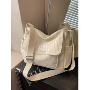 Casual Canvas Messenger Shoulder Bag