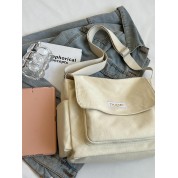 Casual Canvas Messenger Shoulder Bag