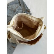 Casual Canvas Messenger Shoulder Bag