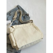 Casual Canvas Messenger Shoulder Bag