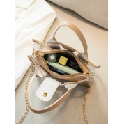 Clear Crossbody Bag With Chain